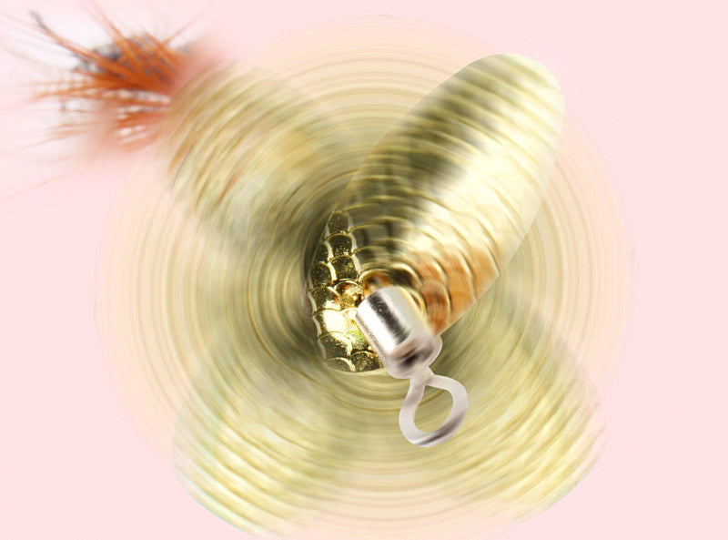 Spinner Spoon Lure with Double Hook, 3.2 g (0.11 oz) – product photo