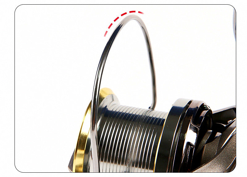 All-Metal Spinning Reel for Long Casting, Sizes 8000–14000 – product photo