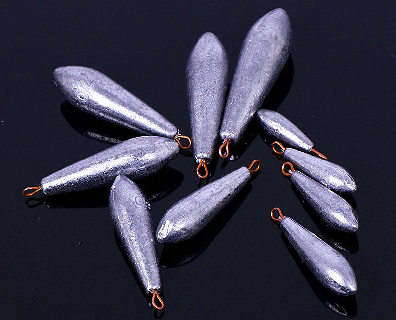 Willow Lead Sinker with Eyelet, 10–200 g (0.35–7.1 oz) – product photo