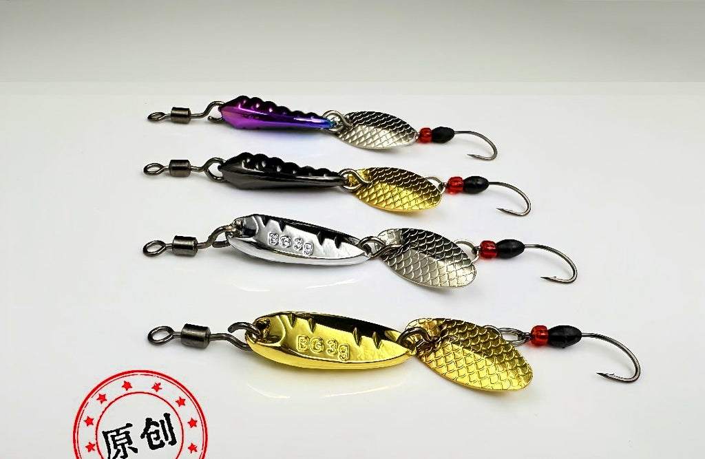 Spinner Spoon Blade Lure 4-Pack, 2.5–6 g (0.09–0.21 oz) – product photo