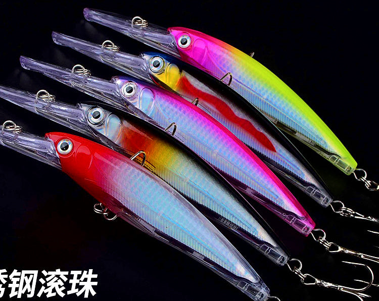 Long Lip Minnow Lure, 17 cm (6.7 in), 32 g (1.1 oz) – product photo