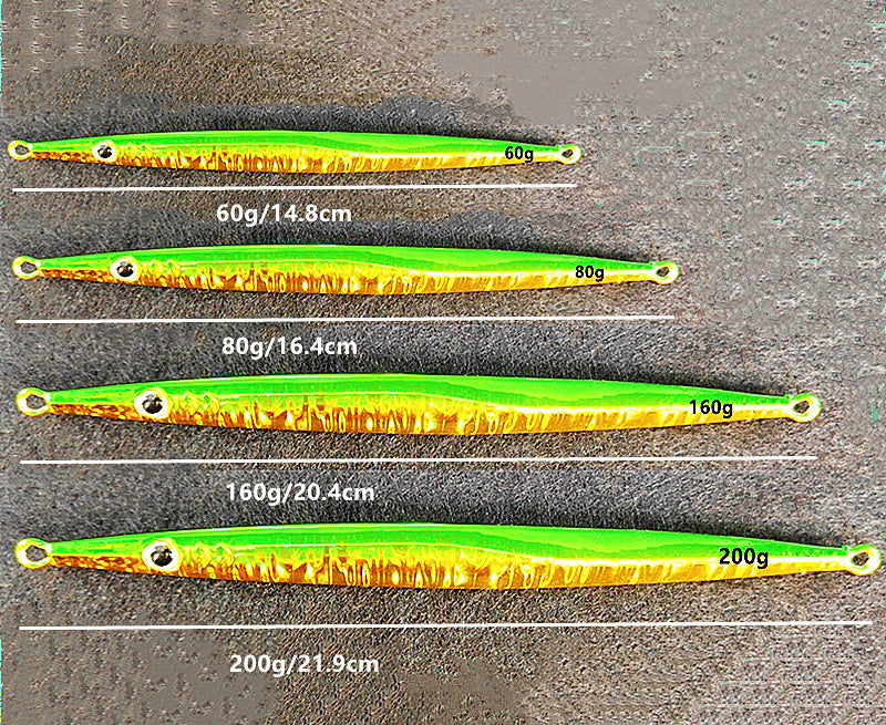 Fast-Sinking Metal Jig, 60–200 g (2.1–7.1 oz) – product photo