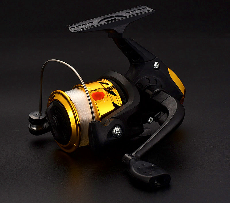 Size 200 Small Spinning Reel, Plastic, With or Without Line – product photo