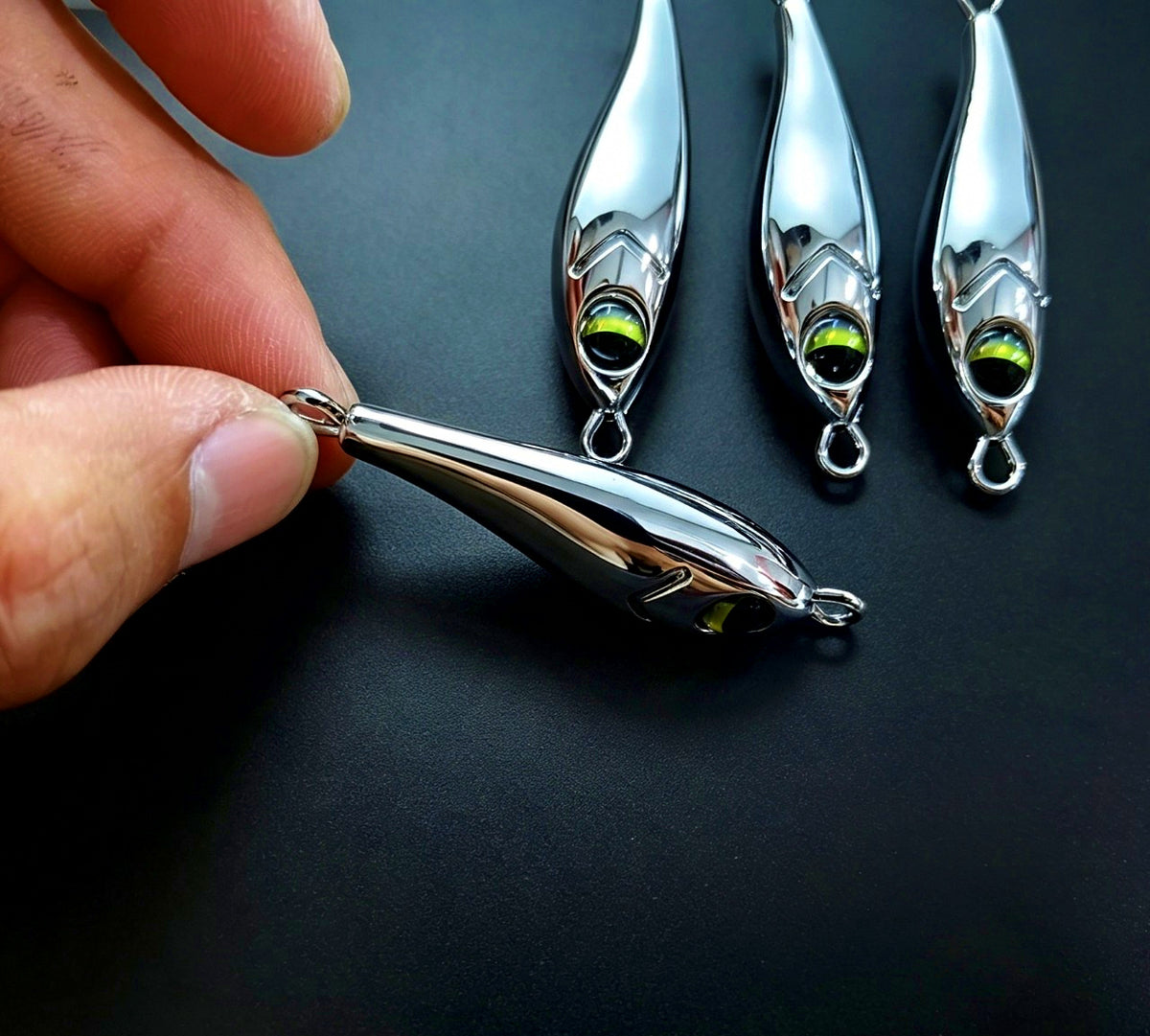 Chrome Casting Spoon Jig, 5–40 g (0.2–1.4 oz), Zinc Alloy – product photo