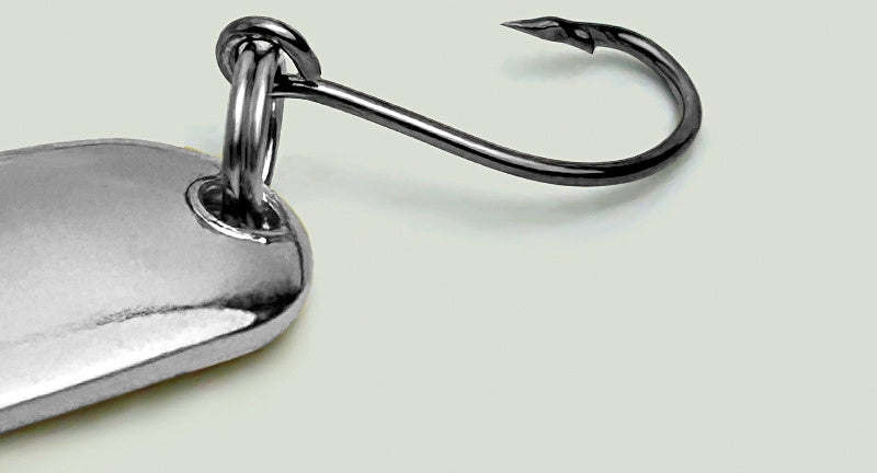 Silver Casting Spoon Lure, 1.5 g & 2 g (0.05 & 0.07 oz) – product photo