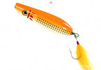 Wooden Pencil Popper Topwater Lure, Blue – product photo