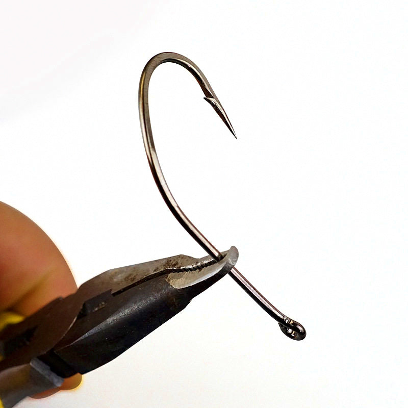 Barbed Saltwater Fishing Hooks, Sizes 2–26, 10/50/100 Pack – product photo