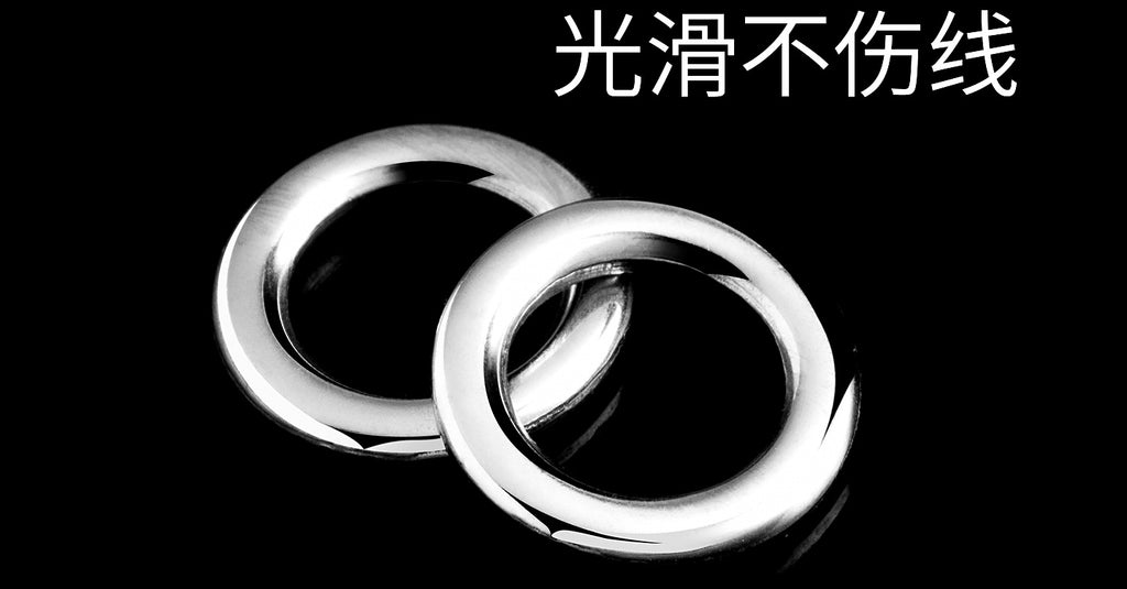 Stainless Steel Seamless Solid Rings for Slow Jigging, 4–9 mm – product photo