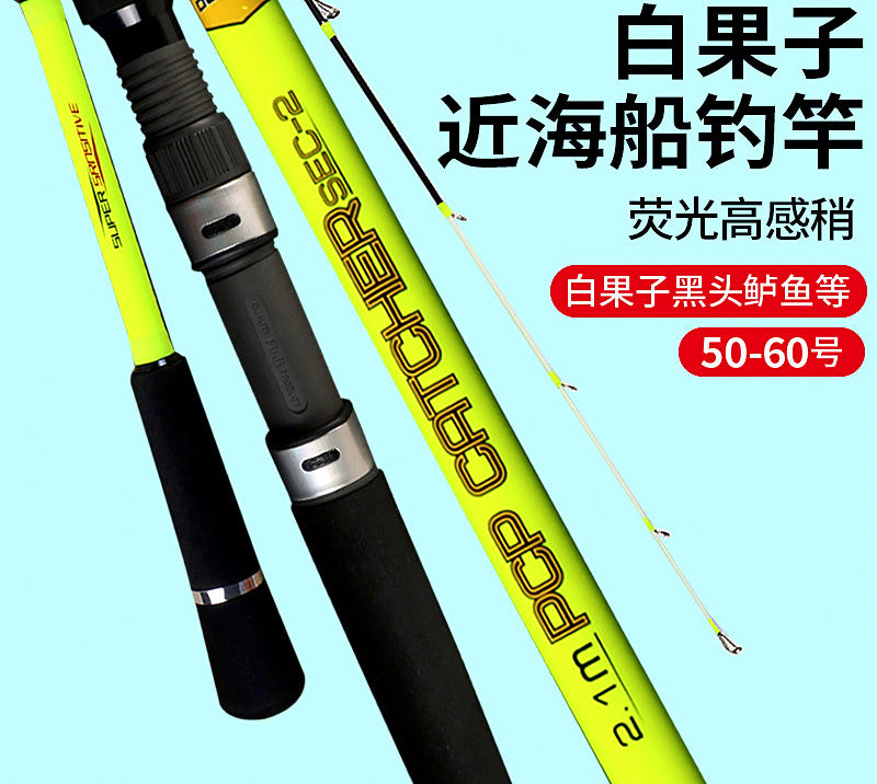 Carbon Jigging Boat Rod, 2-Piece, 2.1 m / 2.4 m (6.9 / 7.9 ft) – product photo
