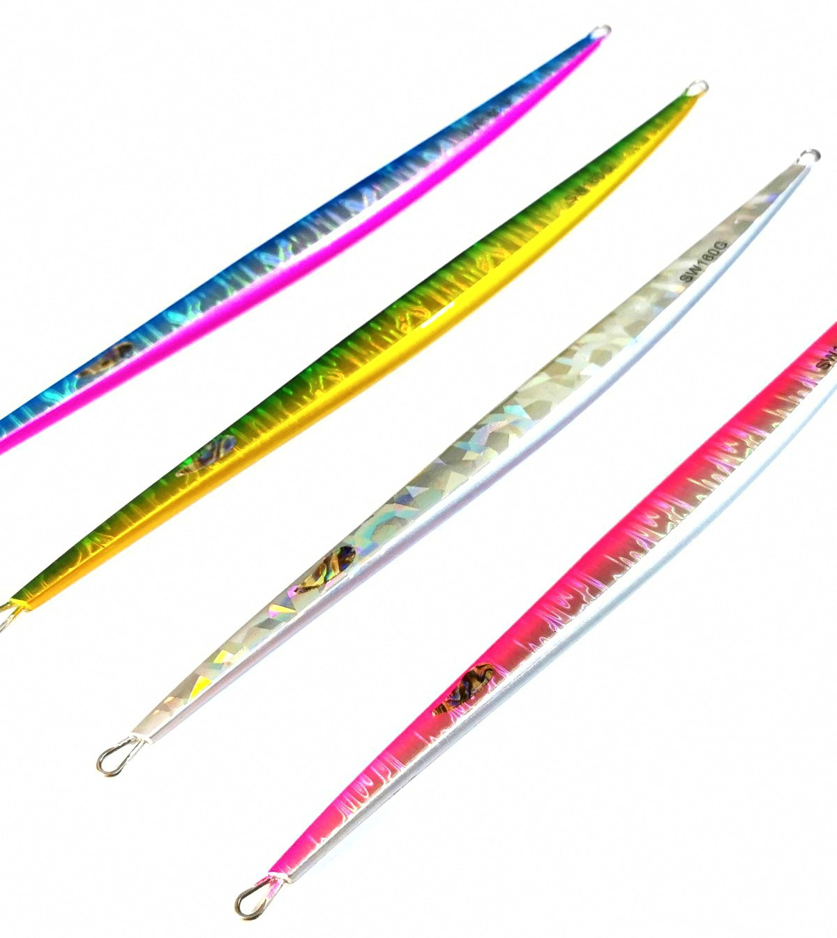 Laser Glow Metal Jig, 160 g & 200 g (5.6 & 7.1 oz) – product photo