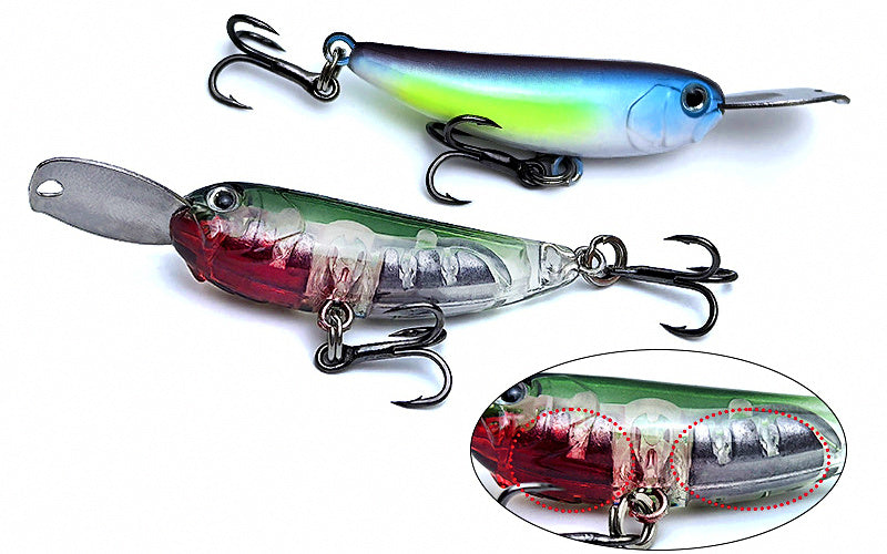 Slow-Sinking Minnow Lure, 4 cm (1.6 in) 5.5 g (0.19 oz) – product photo