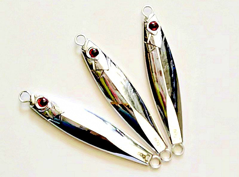 Mirror Chrome Slow Pitch Jig, 40–120 g (1.4–4.2 oz) – product photo