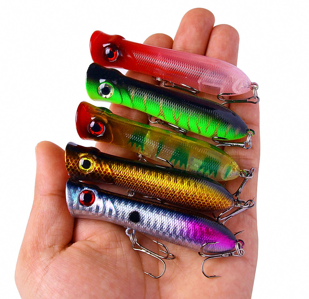 Topwater Popper Lure, 8 cm (3.1 in) 11 g (0.39 oz) – product photo