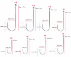 Aberdeen Long Shank Baitholder Hooks, Barbed, 1000 pcs – product photo