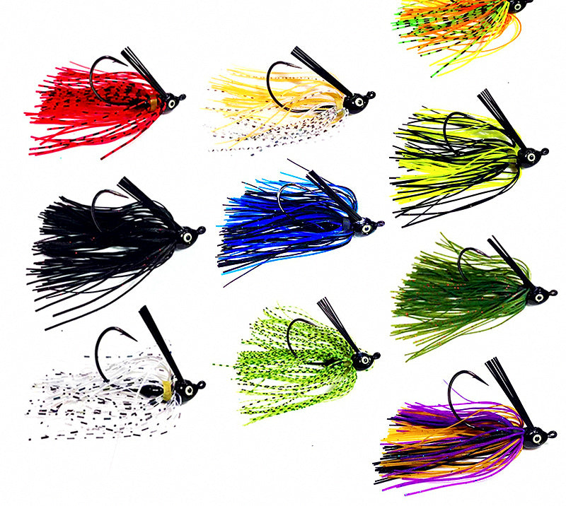 Silicone Skirted Jig, Lead Head, 7–14 g (0.25–0.5 oz) – product photo