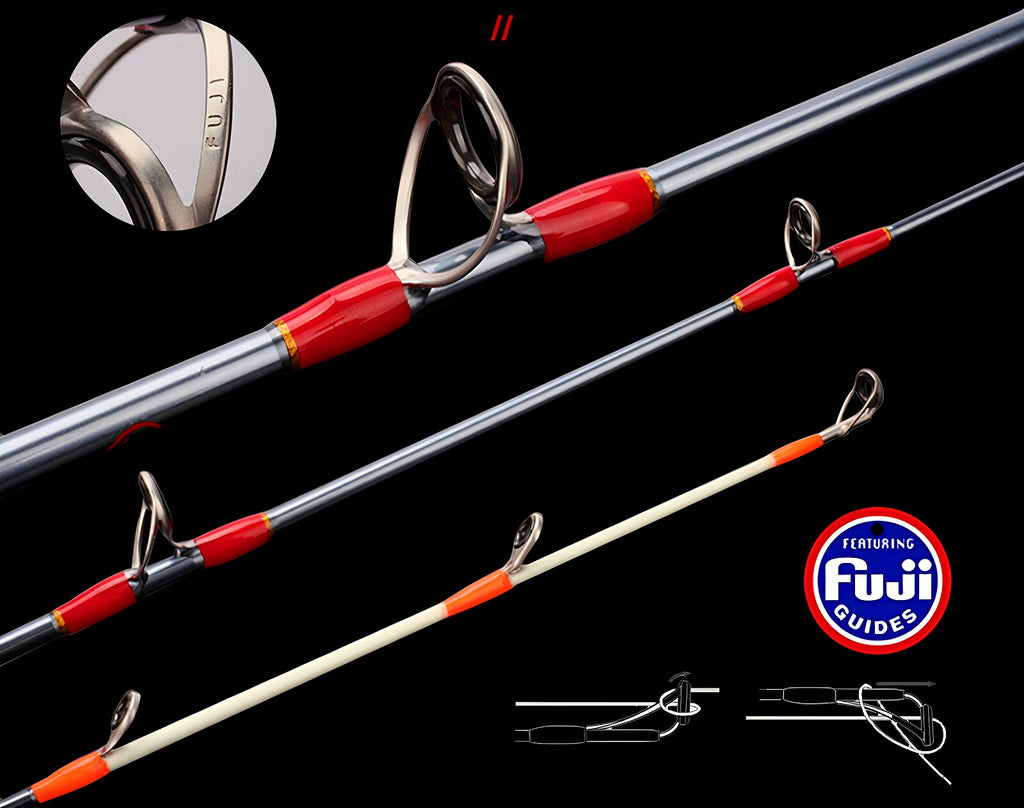 Carbon Solid Tip Boat Rod, 1.38–2.7 m (4.5–8.9 ft) – product photo