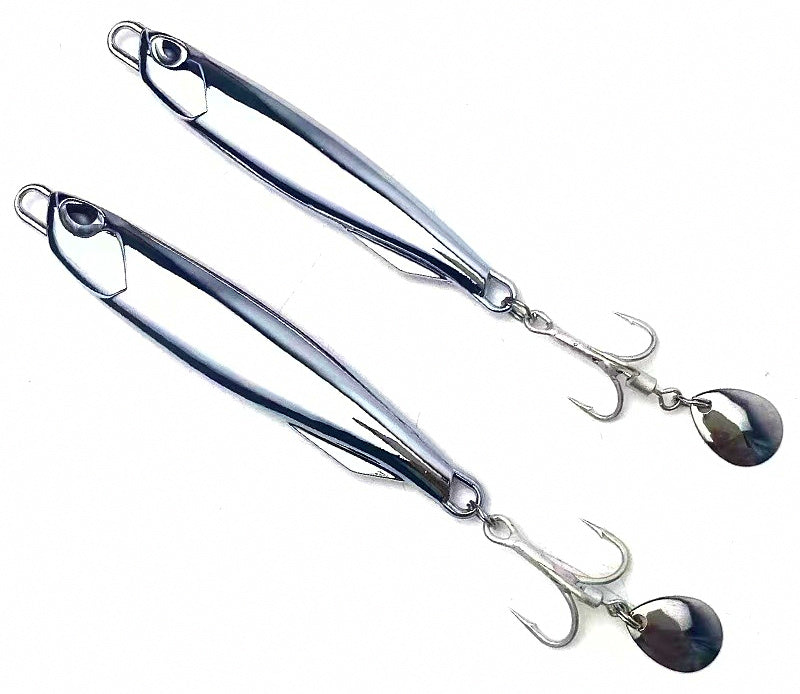 Chrome Casting Jig w/ Treble Hook, 7–80 g (0.25–2.8 oz) – product photo