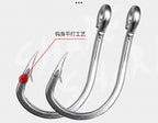 Heavy Duty Stainless Steel Hook Set, 25-Pack Barbed Hooks – product photo