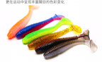 Ribbed T-Tail Soft Plastic Grub, 4.5–6.5 cm (1.8–2.6 in) – product photo