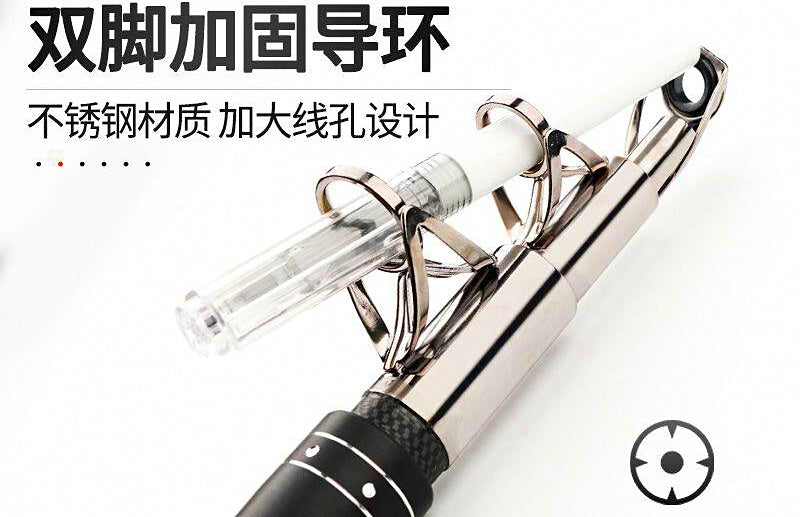 Anchor Hook Fishing Rod, 4-Piece Carbon, 6.9–14.8 ft (2.1–4.5 m) – product photo