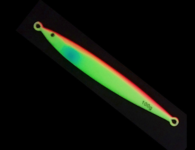 Fast-Sinking Glow UV Metal Jig, 60–100 g (2.1–3.5 oz) – product photo