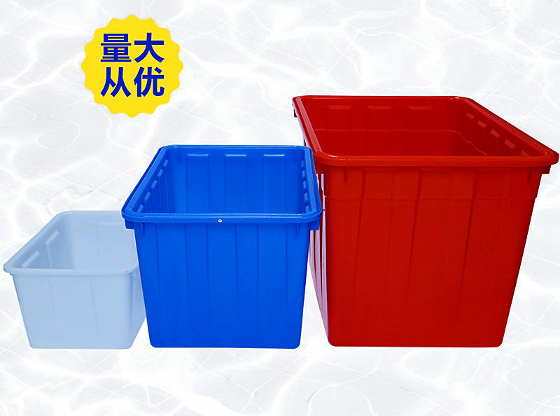 Rectangular Plastic Fish Holding Tank, 50–400 L (13–106 gal) – product photo