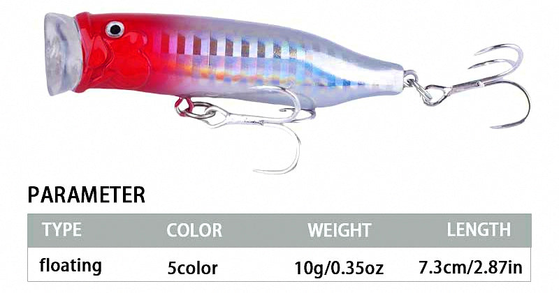 Floating Wake Crawler Hard Bait, 7.3 cm (2.9 in) 10 g (0.35 oz) – product photo