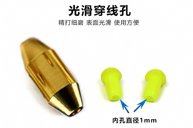 Lead Sinker, Open-End Through-Core, 0.04–0.66 oz (1–18.8 g) – product photo