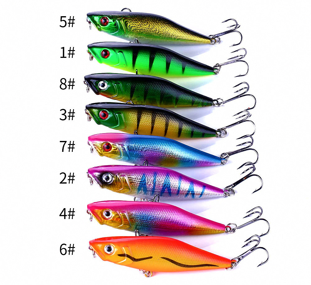 Topwater Popper Lure, 7.5 cm (3 in), 7.5 g (0.26 oz) – product photo