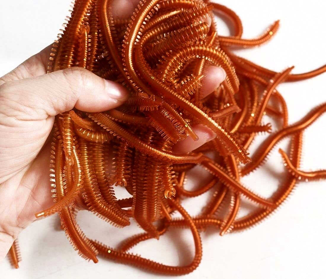 Soft Bait Sea Worm Lure, Curly Tail, 10/20/50 Pack – product photo