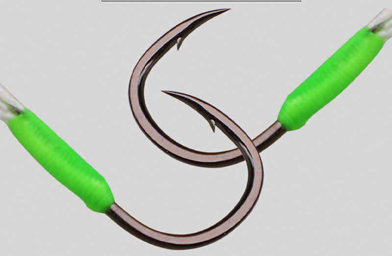 Barbed Single Hooks for Spoons & Jigs, Sizes 6–16, 10 Pack – product photo