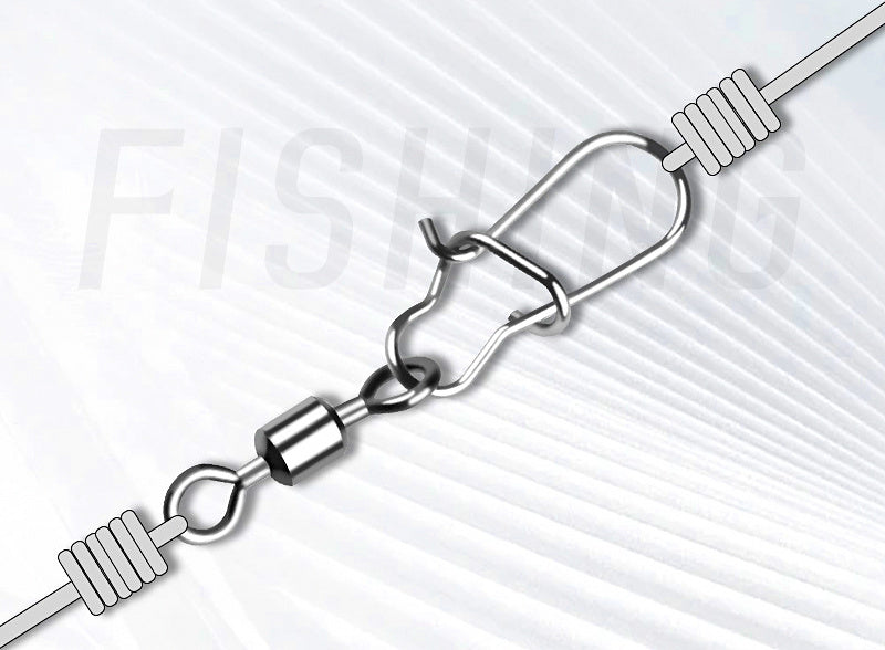 Figure 8 Fishing Swivels, Nickel Plated, Sizes 2–10 – product photo
