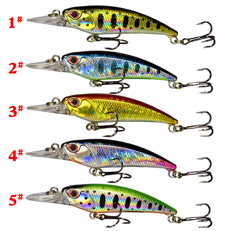 Floating Long Lip Minnow Lure, 7.5 cm (3 in) 5 g (0.18 oz)