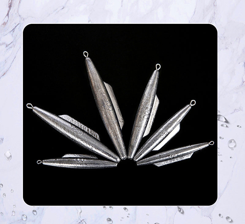 Submarine Shark Fin Lead Sinker, 2.8–105.8 oz (80–3000 g) – product photo