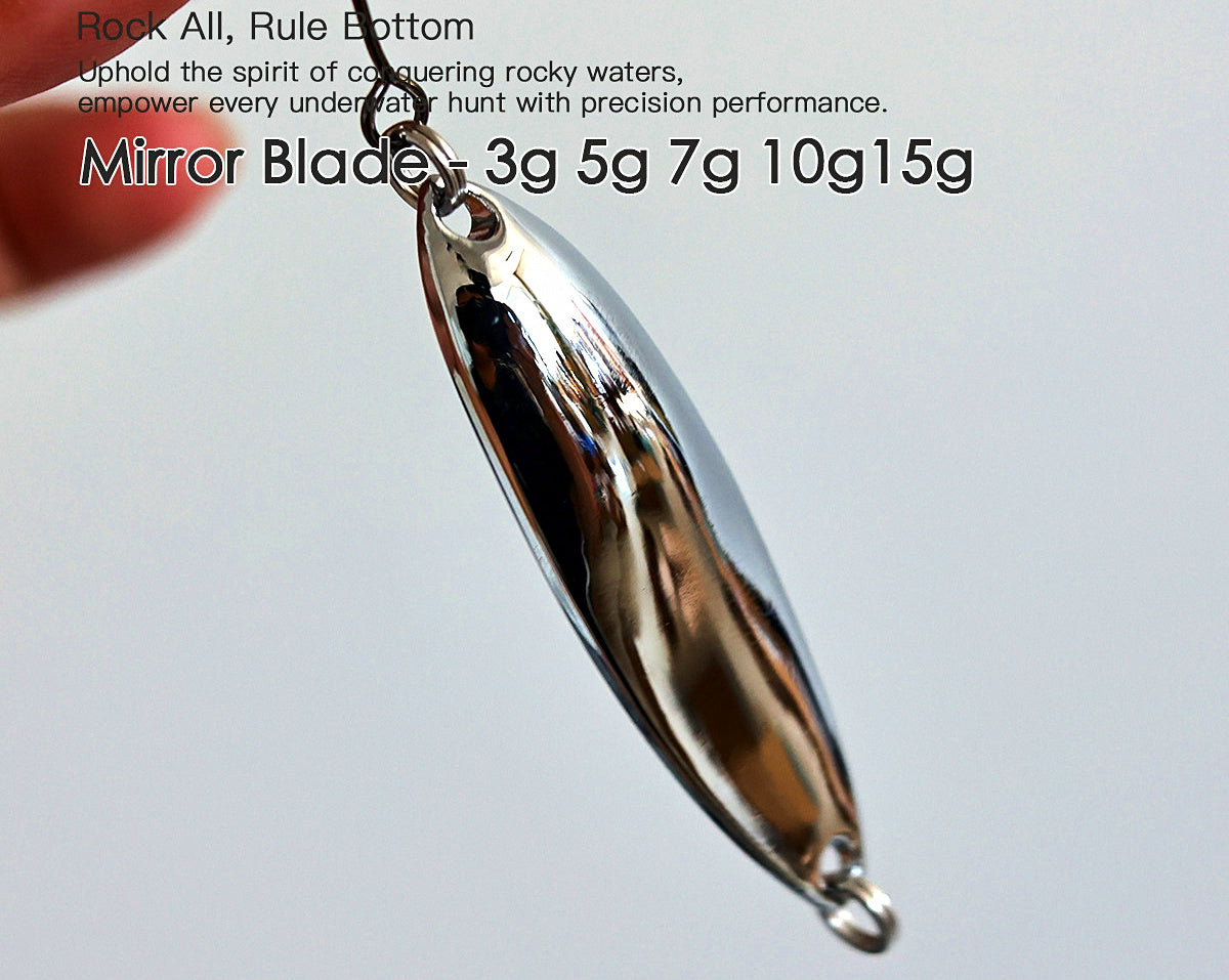 Mirror Casting Spoon Lure, 5-Pack, 3–15 g (0.11–0.53 oz) – product photo