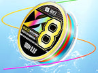 8-Strand PE Braid Fishing Line, Multicolor, 100/150 m – product photo
