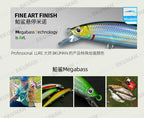 Suspending/Floating Minnow Lure, 70–105 mm, 6.5–13.5 g (0.2–0.5 oz) – product photo