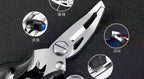 Stainless Steel Fishing Pliers with Braid Line Cutter – product photo