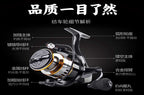 All-Metal Front Drag Spinning Reel, 12 BB, 5.2:1 – product photo