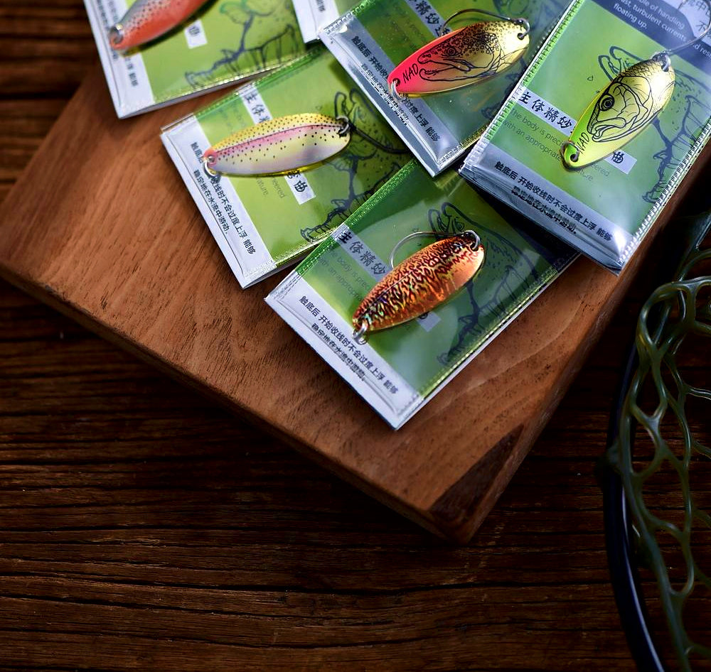 Trout Spoon Lure, 3.5 g & 5 g (0.12 oz & 0.18 oz) – product photo