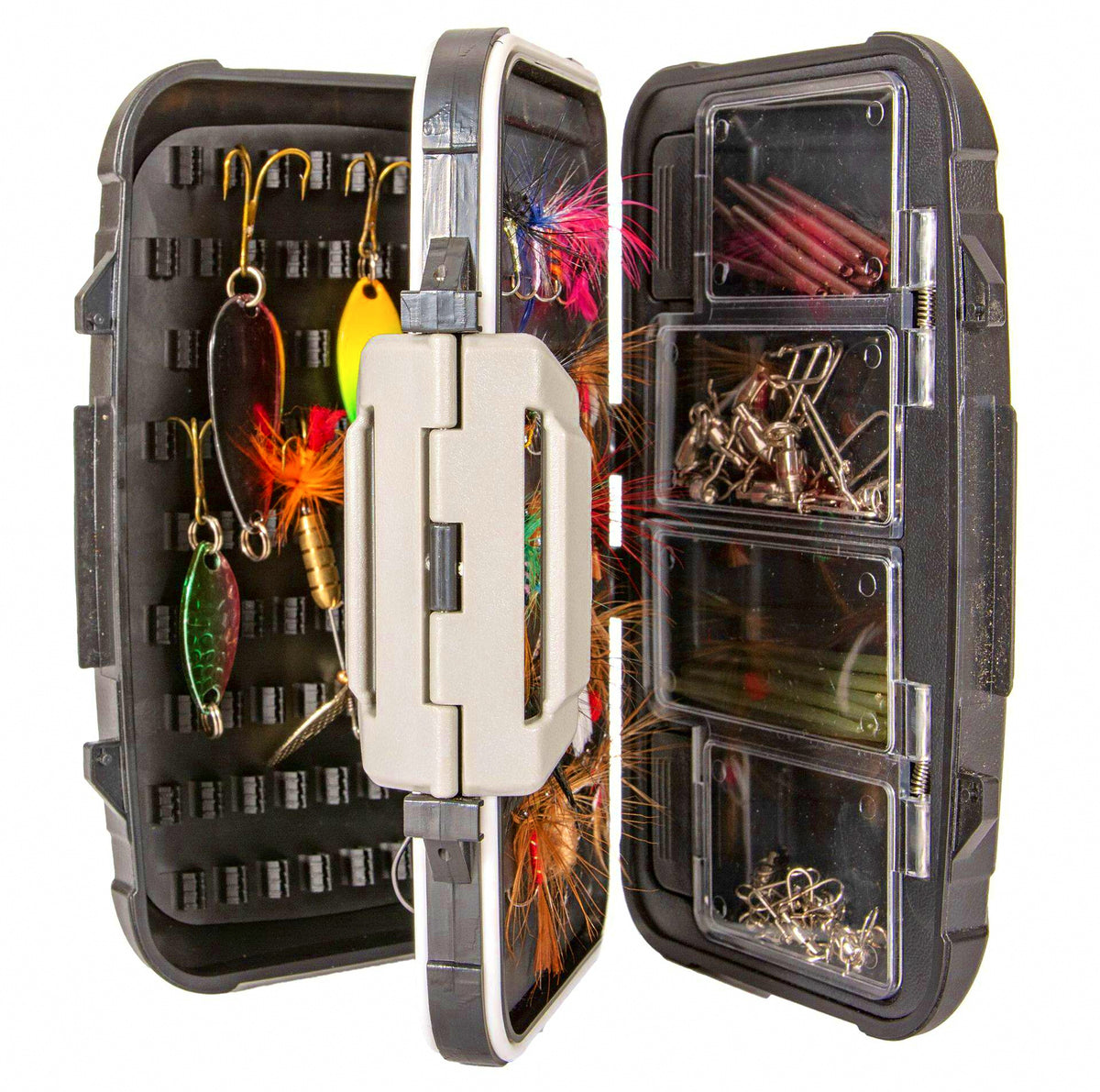 Waterproof Double-Opening Tackle Box, Shockproof Sealed – product photo
