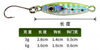 Mini Casting Metal Jig, 3 g (0.11 oz) & 6 g (0.21 oz) – product photo