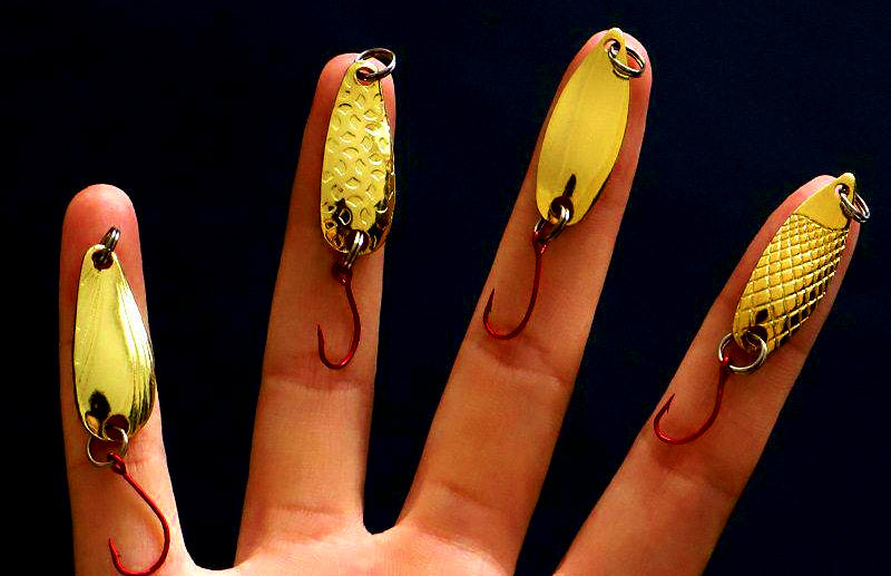 Micro Spoon Lure Set, 1.5–2.5 g (0.05–0.09 oz) – product photo