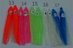 Glow Squid Skirt Trolling Lures, 10-Pack, Multiple Colors – product photo
