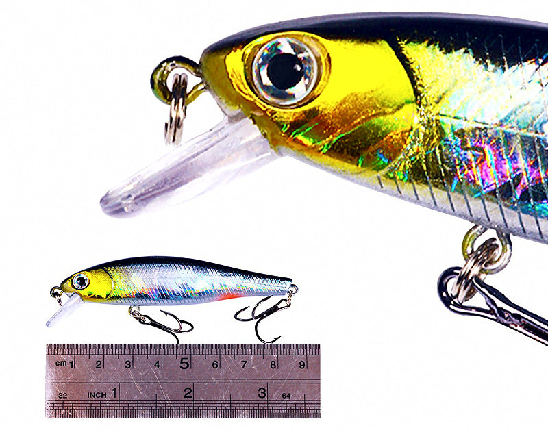 Floating Minnow Lure, 8.8 cm (3.5 in) 9 g, Size 6 Hook – product photo