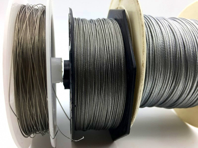 7-Strand Steel Wire Leader, 10 m or 50 m (33–164 ft) – product photo