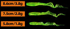 Skirted Curly Tail Grub Soft Baits, 10 Pk, 5.8–8.6 cm (2.3–3.4 in) – product photo