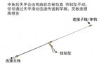 Anti-Tangle Surf Casting Boom Arm, 5-Pack, 14-28 cm – product photo