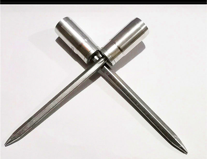 Rod Holder Sleeve Tube with Ground Spike, Aluminum or Stainless – product photo