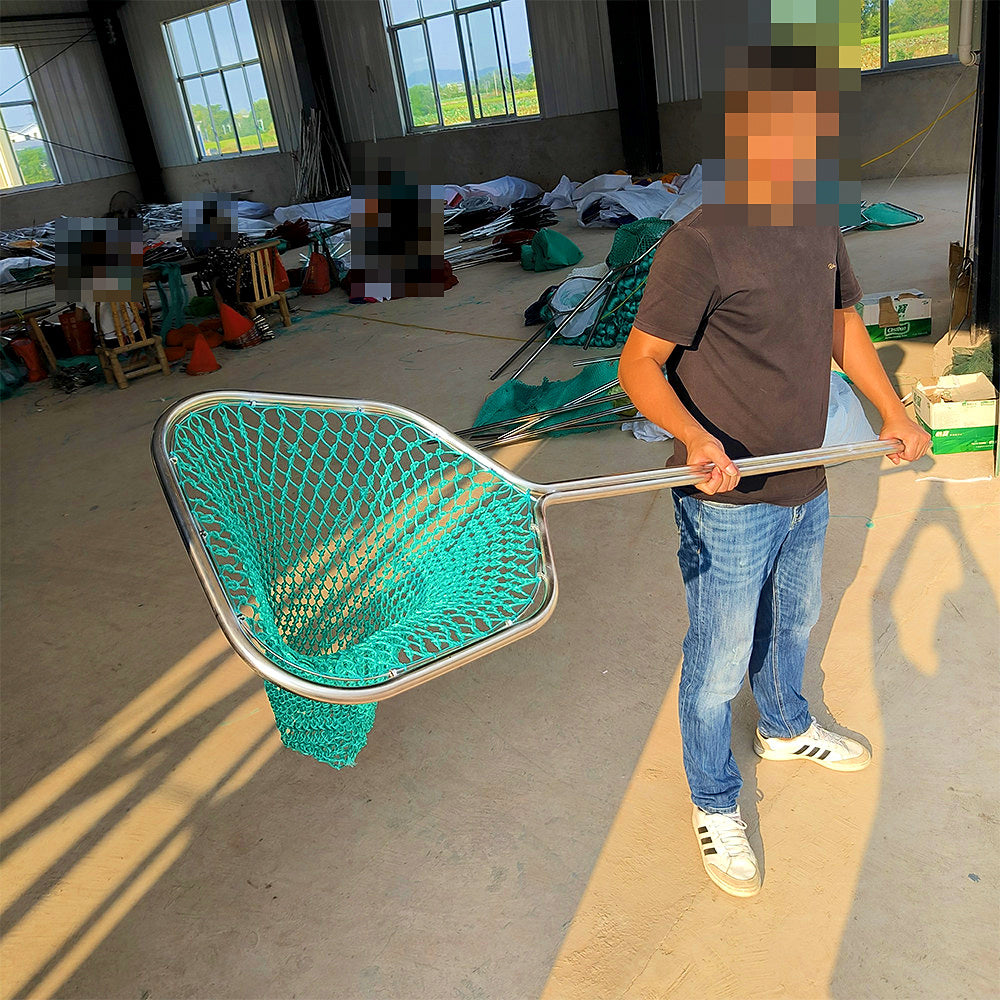 Stainless Steel Landing Net, 80 cm–1.75 m, Choice of Mesh – product photo